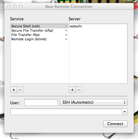 ssh with username terminal emulator for mac